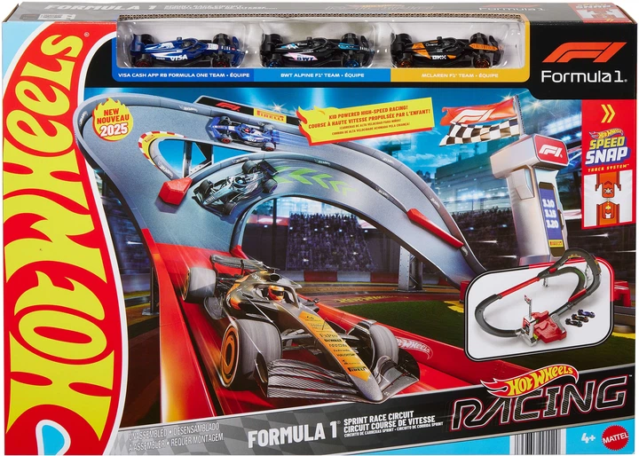 Трек Хот Вилс Трасса Гран-при Формула 1 Hot Wheels Formula 1 Sprint Race Circuit Track Set (JDY15) - Фото 3 Трек Хот Вилс Трасса Гран-при Формула 1 Hot Wheels Formula 1 Sprint Race Circuit Track Set (JDY15) - изображение 3