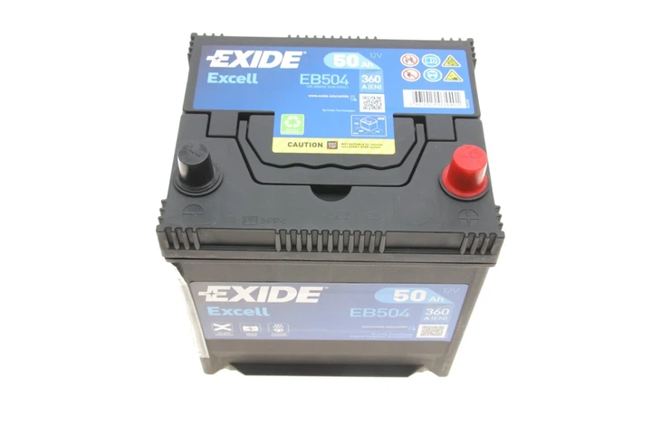 Акумулятор EXIDE EB504 Mitsubishi Colt, Lancer; KIA Soul, Rio, Picanto; Toyota Corolla, Carina, Celica, Camry, Rav-4; Hyundai I30, I20, IX20; Mazda 3 DP370APU050CH0U, DP370APU050CK0U, LP370APE050CH0 - изображение 3