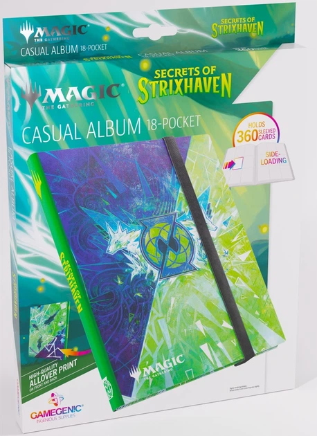Album na karty Gamegenic Magic the Gathering - Sekrety Strixhaven - Casual 18-Pocket - Quandrix (4251715423776) - obraz 7