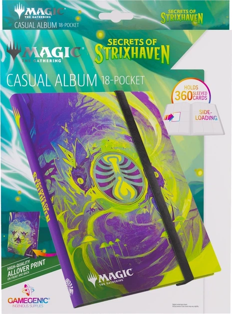 Album na karty Gamegenic Magic the Gathering - Sekrety Strixhaven - Casual 18-Pocket - Witherbloom (4251715423783) - obraz 6