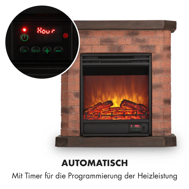 Електричний камін KLARSTEIN Villach 1800 Вт 10032595 (my-5027) - изображение 5