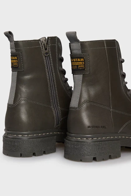 Жіночі сірі шкіряні туфлі Kafey Biker High W G-Star RAW 39 D26645,01 - Фото 2 Жіночі сірі шкіряні туфлі Kafey Biker High W G-Star RAW 39 D26645,01 - зображення 2