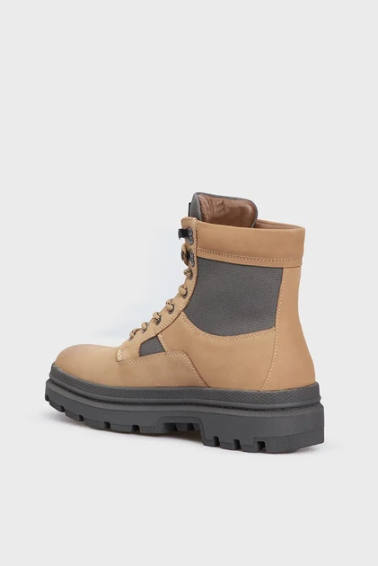 Чоловічі бежеві нубукові черевики Arron Lace Mid M G-Star RAW 42 D25773,01 - изображение 4