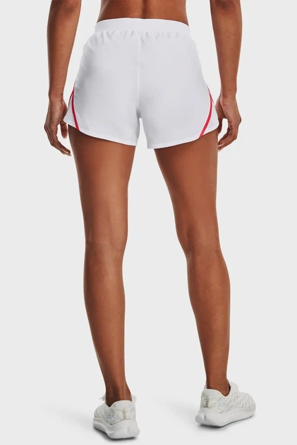 Білі шорти жіночі UA Fly By 2.0 Short Under Armour M 1350196-104 - зображення 3