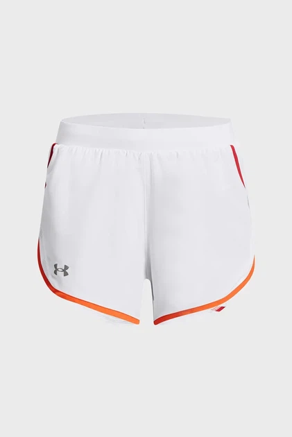 Білі шорти жіночі UA Fly By 2.0 Short Under Armour M 1350196-104 - зображення 6