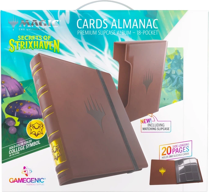 Album na karty Gamegenic Magic the Gathering - Sekrety Strixhaven - Almanach kart - 18-Pocket Premium Slipcase - Lorehold (4251715423820) - obraz 12