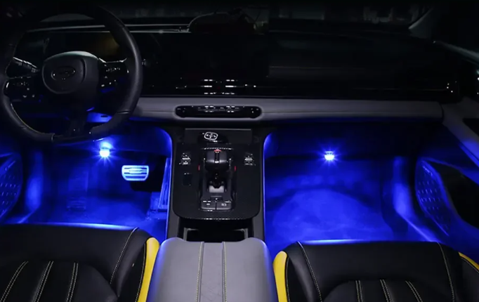 Светодиодное освещение салона автомобиля с пультом ДУ - Фото 1 Светодиодное освещение салона автомобиля с пультом ДУ - изображение 1