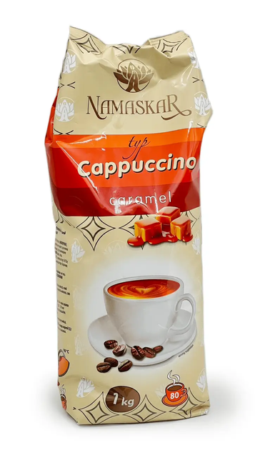 Капучино Namaskar Caramel Карамель, 1 кг - Фото 1 Капучино Namaskar Caramel Карамель, 1 кг - изображение 1