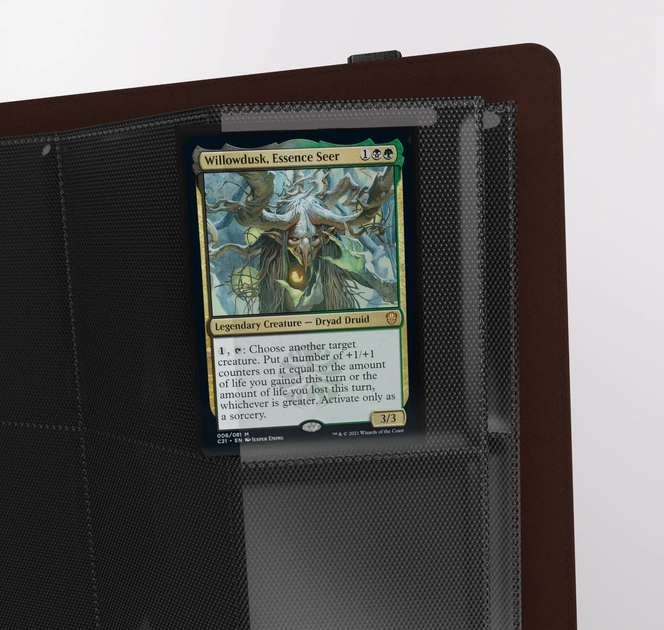Album na karty Gamegenic Magic the Gathering - Sekrety Strixhaven - Almanach kart - 18-Pocket Premium Slipcase - Witherbloom (4251715423844) - obraz 9
