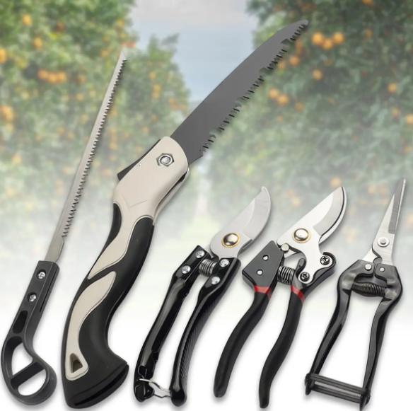 Садовый набор инструментов 5 в 1 с ножницами,секаторами и пилкой Garden Set SK-5 (6563) - Фото 3 Садовый набор инструментов 5 в 1 с ножницами,секаторами и пилкой Garden Set SK-5 (6563) - зображення 3