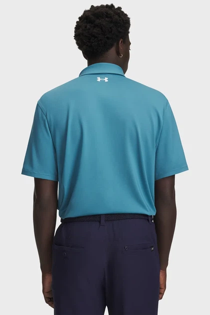 Чоловіче блакитне поло UA T2G Polo LB Under Armour MD 1383255-466 - изображение 2