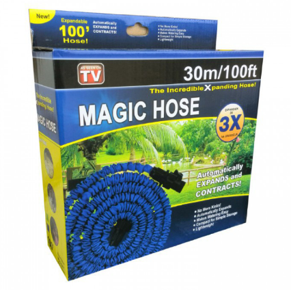 Шланг садовий X hose що розтягується до 30 м для поливу з насадкою - зображення 2
