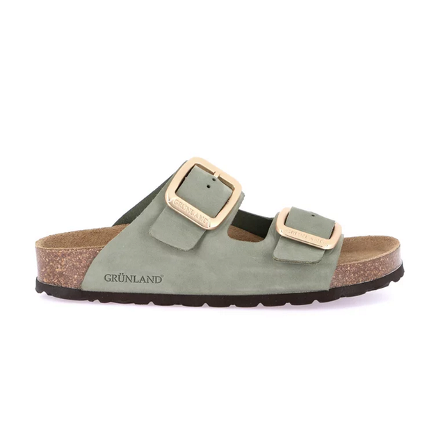 Жіночі шльопанці Grunland ENNY KAKI CB0076 хакі Колір Хакі Розмір 40 (6690-52061) - зображення 2