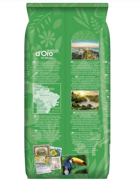 Кава в зернах Dallmayr Crema d'Oro do Brasil 1 кг 100% арабіка, середнє обсмажування - зображення 4