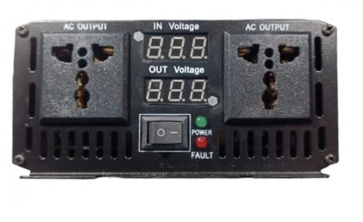 Инвертор преобразователь напряжения ERYUAN 12V 220V 3500W с чистым синусом и LCD дисплеем для котлов бытовой техники и систем резервного питания мощное устройство для автономной работы электроприборов в дороге и загородных домах - изображение 2