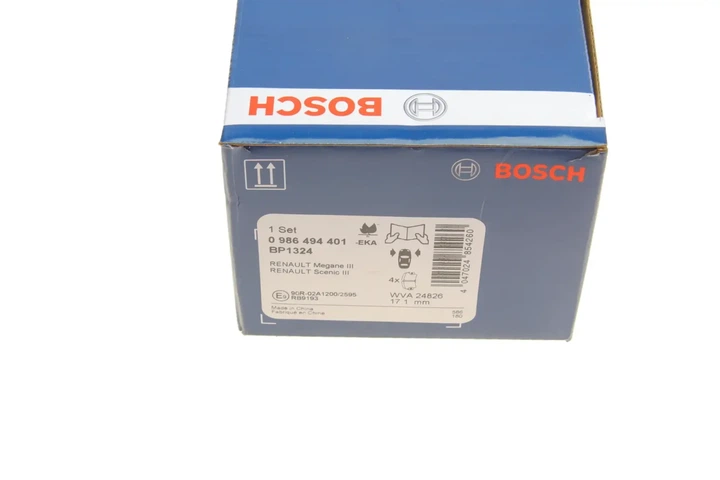 Комплект гальмівних колодок BOSCH 0986494401 Renault Grand Scenic, Laguna, Megane, Scenic 440608746R, 410605055R, 410600011R - изображение 9