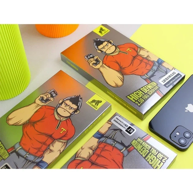 Защитное стекло Gorilla 0.33 мм 2.5D HD Anti-Dust для iPhone 15 Plus черное комплект для поклейки - Фото 8 Защитное стекло Gorilla 0.33 мм 2.5D HD Anti-Dust для iPhone 15 Plus черное комплект для поклейки - изображение 8