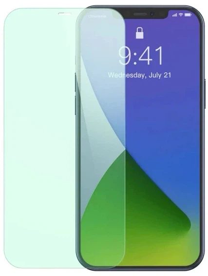 Защитное стекло Baseus 0.3 мм 9H олеофобное для iPhone 12 12 Pro 2 шт зеленый - Фото 3 Защитное стекло Baseus 0.3 мм 9H олеофобное для iPhone 12 12 Pro 2 шт зеленый - изображение 3