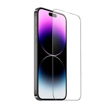 Захисне скло Hoco G9 HD 0.33mm для Apple iPhone 14 Pro чорне загартоване з олеофобним покриттям - зображення 5