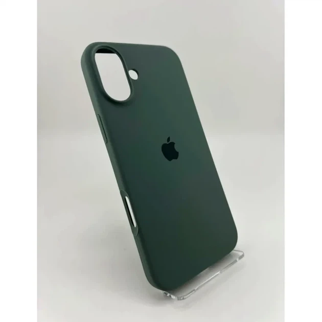 Силіконовий чохол Full Cover для iPhone 17 захист камери зелений Pine Green - зображення 6