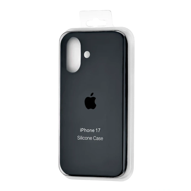 Чохол силіконовий Full Cover для iPhone 17 сірий із захистом камери та посиленими кутами Dark Grey - зображення 2