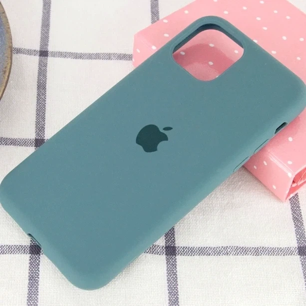 Чохол силіконовий Full Cover для iPhone 13 Pro Max темно-зелений із захистом камери та посиленими кутами Pine Green - Фото 6 Чохол силіконовий Full Cover для iPhone 13 Pro Max темно-зелений із захистом камери та посиленими кутами Pine Green - зображення 6