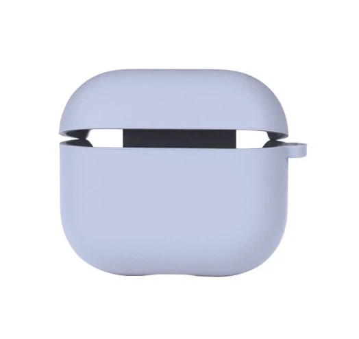 Силіконовий футляр з мікрофіброю для AirPods 3 колір 39.Elegant purple - Фото 4 Силіконовий футляр з мікрофіброю для AirPods 3 колір 39.Elegant purple - зображення 4