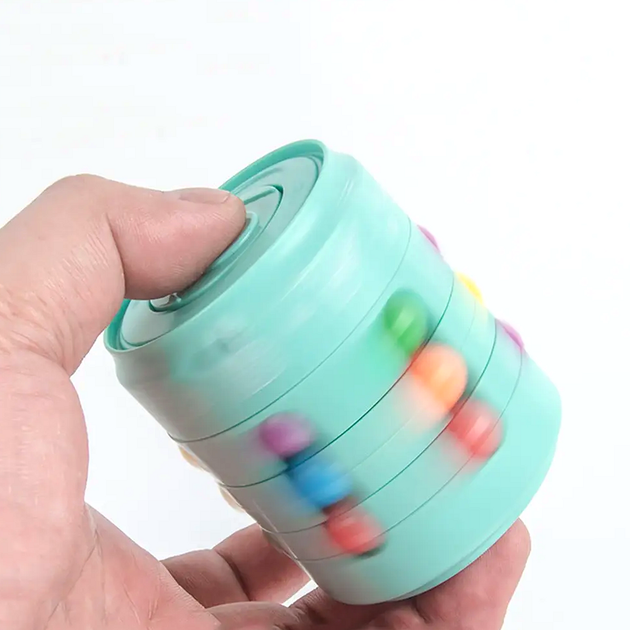 Головоломка банка Cans Spinner Cube DD1808-25 5.6х6.8 см пластик антистресс игрушка для детей и взрослых - Фото 2 Головоломка банка Cans Spinner Cube DD1808-25 5.6х6.8 см пластик антистресс игрушка для детей и взрослых - изображение 2