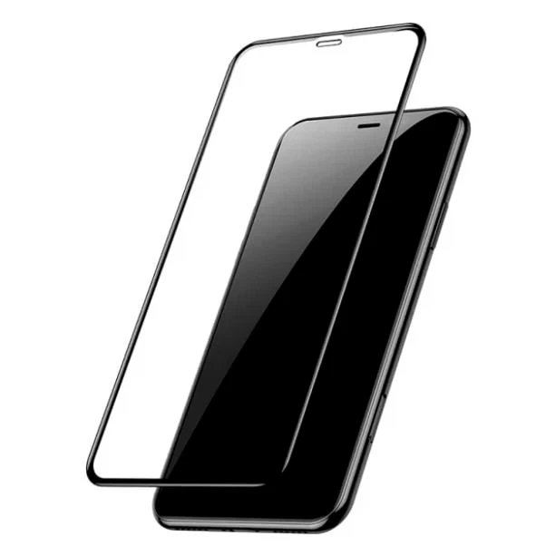 Захисне скло 5D для iPhone XS Max чорне максимальний захист від потертостей і відколів - Фото 4 Захисне скло 5D для iPhone XS Max чорне максимальний захист від потертостей і відколів - зображення 4
