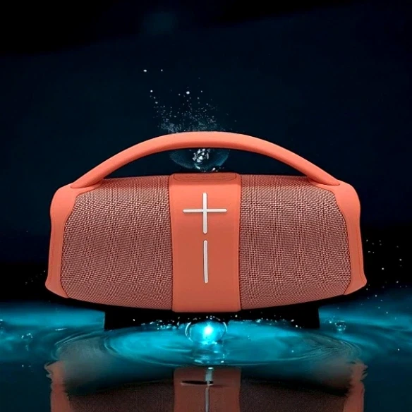 Портативная Bluetooth колонка 20 Вт с влагозащитой USB 3.5 мм Hopestar H60 Розовая - Фото 5 Портативная Bluetooth колонка 20 Вт с влагозащитой USB 3.5 мм Hopestar H60 Розовая - изображение 5