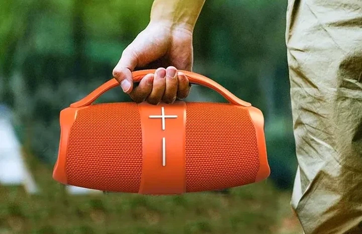 Портативная Bluetooth колонка 20 Вт с влагозащитой USB 3.5 мм Hopestar H60 Розовая - Фото 6 Портативная Bluetooth колонка 20 Вт с влагозащитой USB 3.5 мм Hopestar H60 Розовая - изображение 6