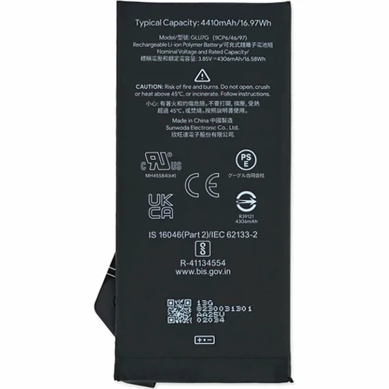 Аккумулятор Li-pol 4306mAh для Google Pixel 6a класс AAAA - Фото 1 Аккумулятор Li-pol 4306mAh для Google Pixel 6a класс AAAA - изображение 1