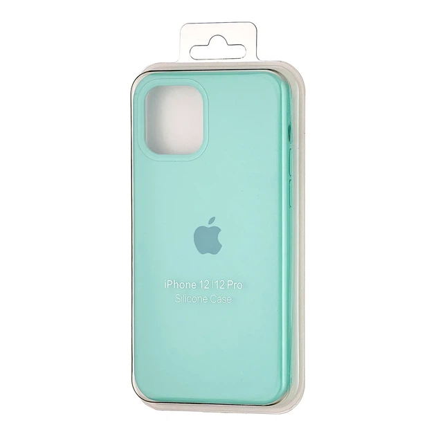 Чехол силиконовый Full Cover для iPhone 12 12 Pro защита камеры голубой Sea Blue - Фото 2 Чехол силиконовый Full Cover для iPhone 12 12 Pro защита камеры голубой Sea Blue - изображение 2