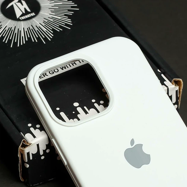 Чехол силиконовый Full Cover для iPhone 12 mini защита камеры белый - Фото 8 Чехол силиконовый Full Cover для iPhone 12 mini защита камеры белый - изображение 8