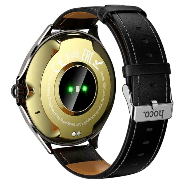 Смарт-часы Hoco Y39 черные 1,39 дюйма Bluetooth 5,1 водонепроницаемые с пульсометром и трекингом сна - изображение 3