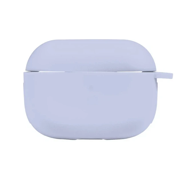 Силіконовий футляр з карабіном для Airpods Pro 2 колір 15.Dark grey захисний легкий компактний - зображення 5