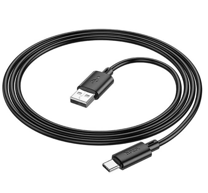 Кабель USB Type-C 3A 1м Hoco X88 Gratified черный для зарядки и синхронизации устройств - Фото 8 Кабель USB Type-C 3A 1м Hoco X88 Gratified черный для зарядки и синхронизации устройств - изображение 8