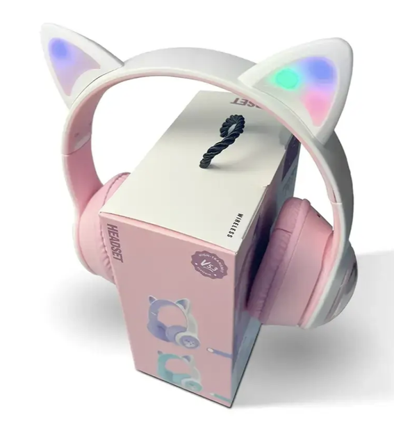 Навушники накладні Bluetooth Кошенятко з вушками AKZ-07 - зображення 5