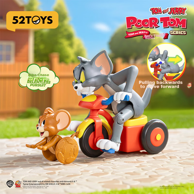 52TOYS Том и Джерри, невезучий Том, подвижные заводные куклы-сюрпризы, полный набор из 4 штук, весенний подарок - Фото 7 52TOYS Том и Джерри, невезучий Том, подвижные заводные куклы-сюрпризы, полный набор из 4 штук, весенний подарок - изображение 7