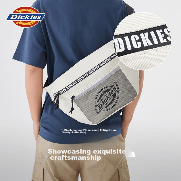 Мужская сумка через плечо Dickies, новая многосекционная нагрудная сумка DK, большая вместимость, легкая, идеально подходит для студентов, велоспорта, походов, спорта и путешествий. - изображение 2