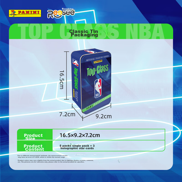 Набор карточек PANINI NBA Basketball Topclass 2024 в металлической коробке - изображение 2
