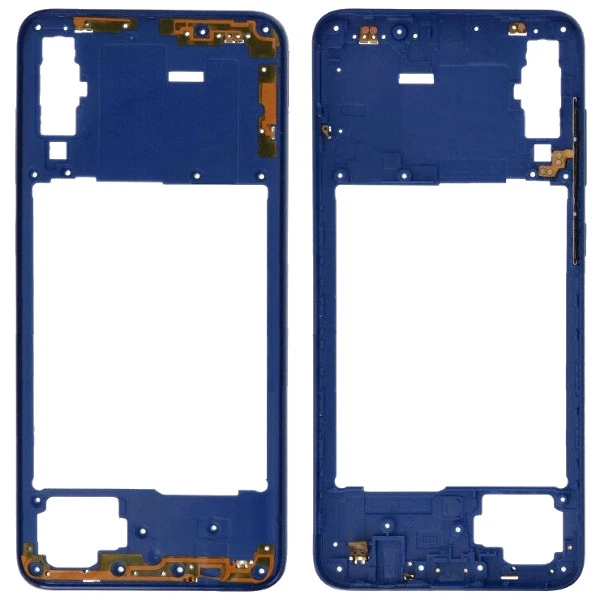 Рамка корпуса для Samsung A705 A70 синяя - Фото 1 Рамка корпуса для Samsung A705 A70 синяя - изображение 1