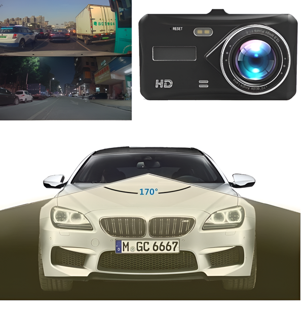 Регистратор для автомобиля BT-100 2 камеры Full HD 1080p ночное видение - изображение 4