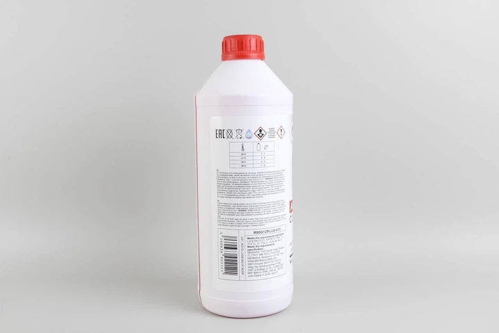 Антифриз G12+ RED (червоний) концентрат (1.5L) (GERMANY) GOODREM R80G12PLUS-015 Seat Exeo; Audi 80, A4, A6, Q7; Volkswagen Scirocco, Golf, LT, Caddy; Ford Scorpio, Fiesta, Transit; Citroen C5; Peugeot Boxer; Chevrolet Cruze 1381080, 95599870, 93170402S1 - зображення 2