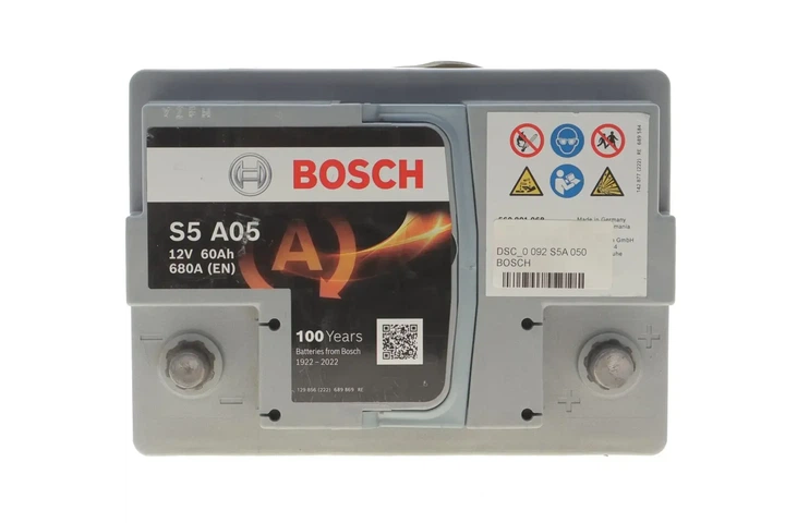 Акумулятор Bosch 12В/60Аг/680А/17,35кг BOSCH DSC0092S5A050 Smart Fortwo; Volkswagen Golf, Scirocco, Touran, Polo; Seat Ibiza; KIA Rio, Ceed, Picanto; Audi A1; Hyundai I30, I20, IX20; Opel CORSA; Skoda Rapid A4539820208, A0055411301, A0019827908 - зображення 2