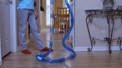 Светящиеся трубопроводные гонки CHARIOTS SPEED PIPES / трубопроводный автотрек / гоночный трек (27 деталей) - изображение 7