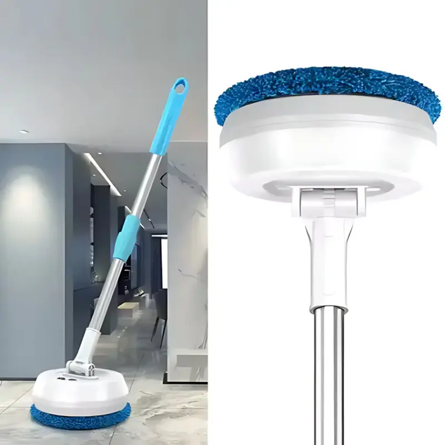 Беспроводная аккумуляторная швабра с двумя насадками Wireless Cleaner AA102 /Аккумуляторная швабра для дома - изображение 4