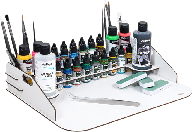 Regał na farbki Vallejo Paint Station 40 x 30 cm (8429551260114) - obraz 2