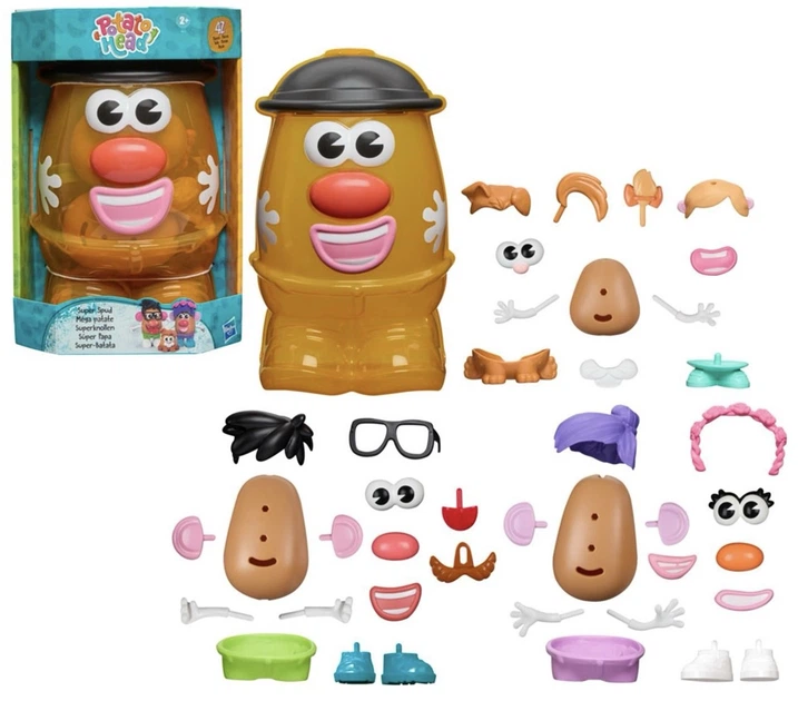 Zestaw Potato Head Super Spud Hasbro — Wielki Pan Ziemniak 42 akcesoria (F9410) (5010996246134) - obraz 2