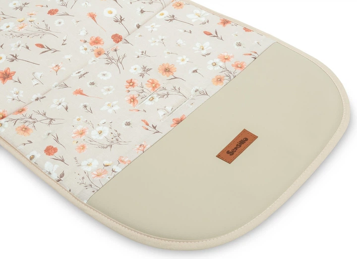 Вкладиш для коляски Sensillo Velvet Bloom Бежевий 80 x 40 см (5903076324955) - зображення 3